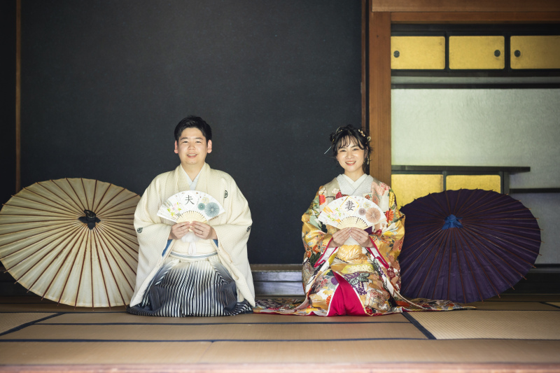 クチュールナオコ仙台店_庭園で撮影できる