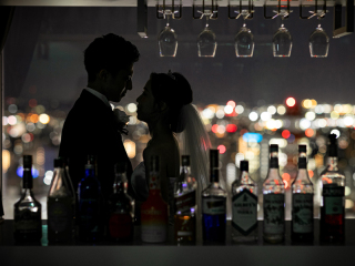 仙台の夜景とともに。