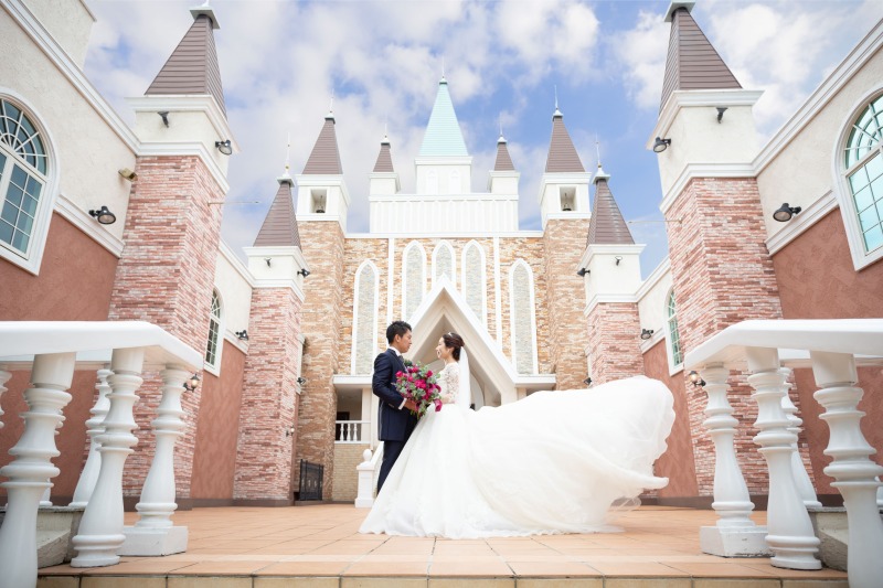 【チャペルor神殿】フォトプラン*洋装または和装で本番挙式のようなフォトウエディング《データ50カット》