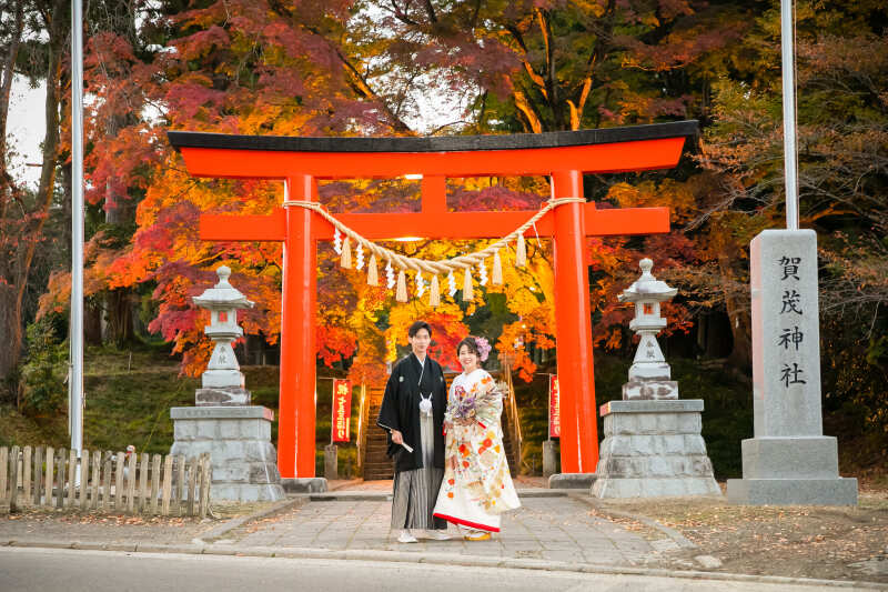 【賀茂神社】ロケーションフォトプラン*和装&データ50カット込み
