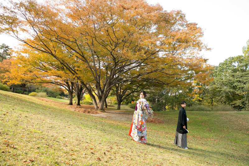 【みちのく湖畔公園茶室】ロケーションフォトプラン*和装&データ50カット込み