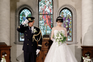 憧れのチャペルで想い出の一枚!クチュールナオコだから叶う上質なドレスでのフォトウエディング