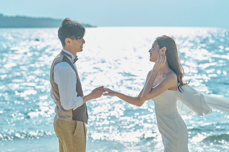 宮古島宿泊付きフォトプラン　＊チャペル＆ビーチ105カット　＊クチュールナオコ仙台店で試着OK