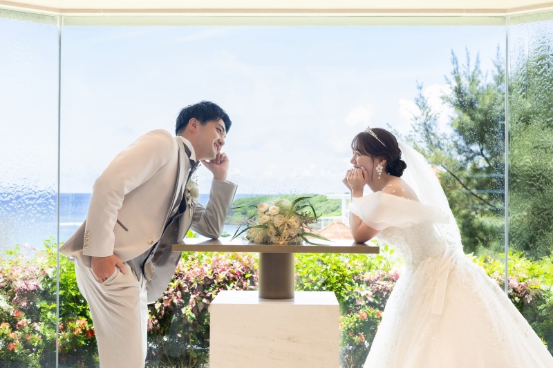 宮古島宿泊付きフォトプラン　＊チャペル＆ビーチ105カット　＊クチュールナオコ仙台店で試着OK