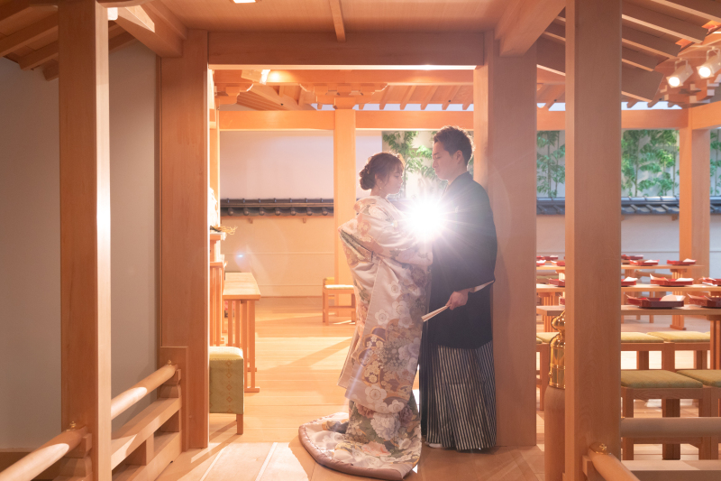 挙式のような写真を残したいおふたりに!【和装神殿プラン】データ50カット付き