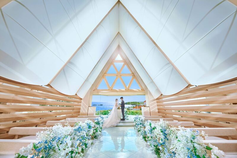 宮古島宿泊付きフォトプラン　＊チャペル＆ビーチ105カット　＊クチュールナオコ仙台店で試着OK