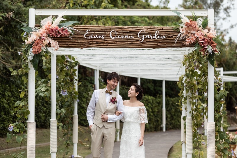 沖縄フォトプラン　＊ビーチ＆ガーデン70カット　＊クチュールナオコ仙台店で試着OK