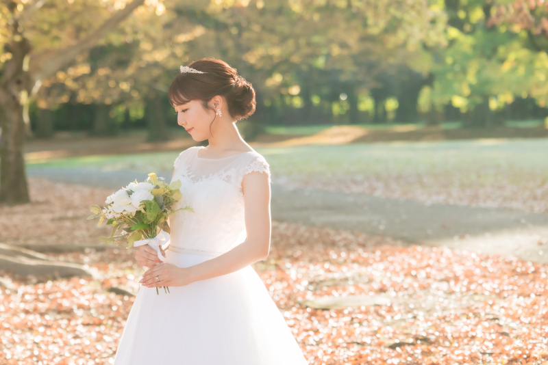 新婦ソロショット