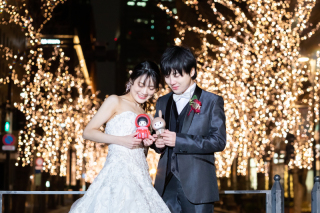 東京の様々なフォトスポットで！