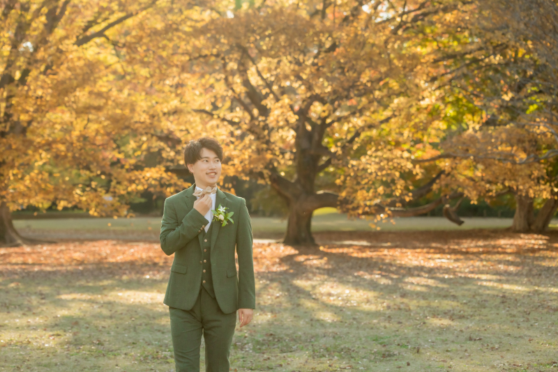 新郎ソロショット
