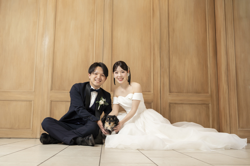 愛犬と一緒に残す、ふたりのかたち