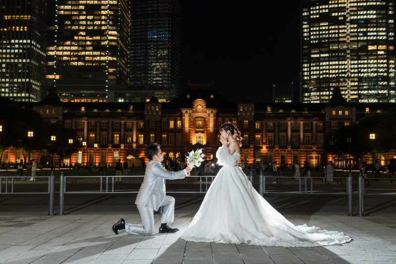 新郎から新婦へ贈るロマンティックプロポーズ