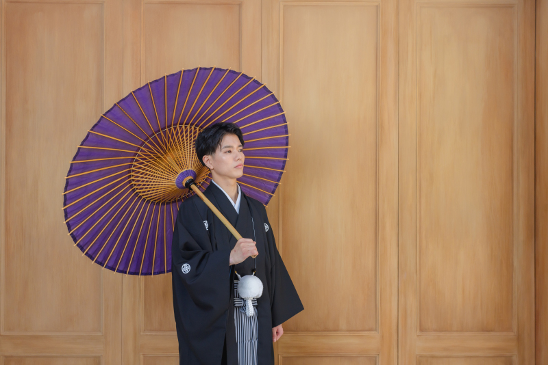 ご新郎様のソロショット