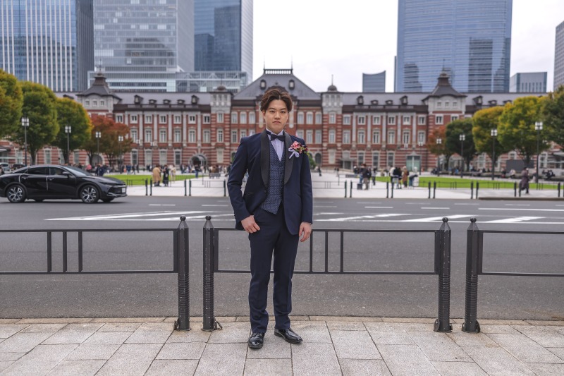 ご新郎様ソロショット