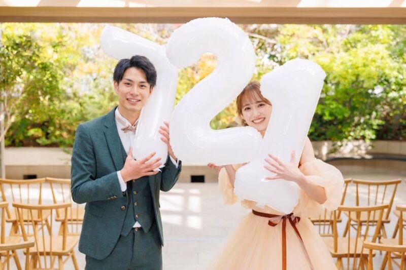 ナンバーバルーンで