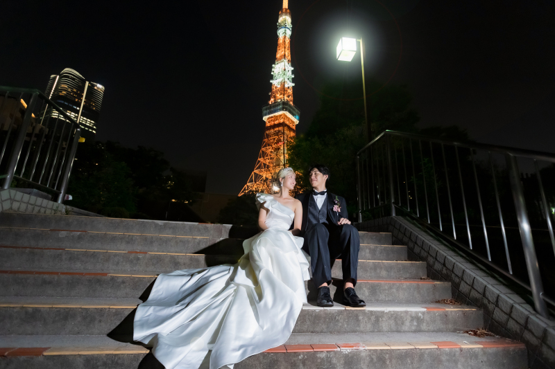 夜景とともに過ごす、リラックスしたひととき
