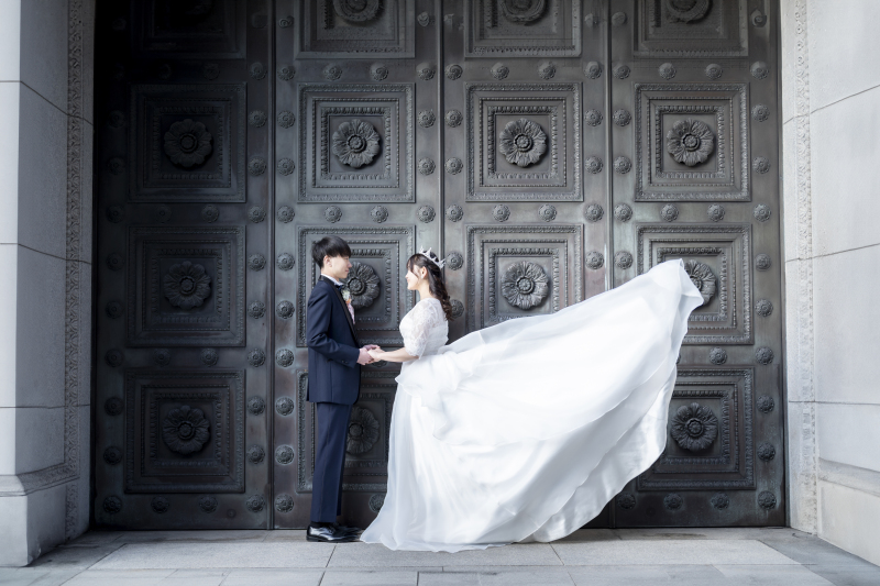 トレーンを靡かせて