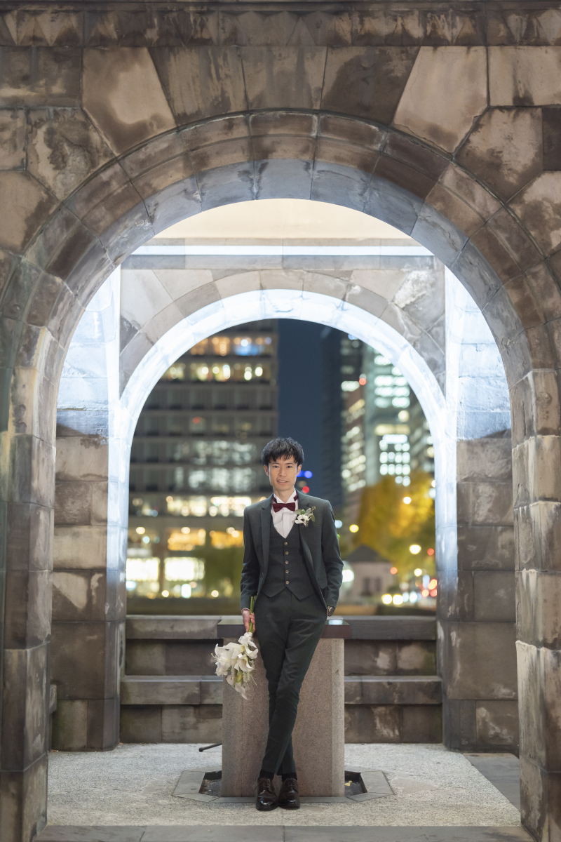 ご新郎様のソロショット