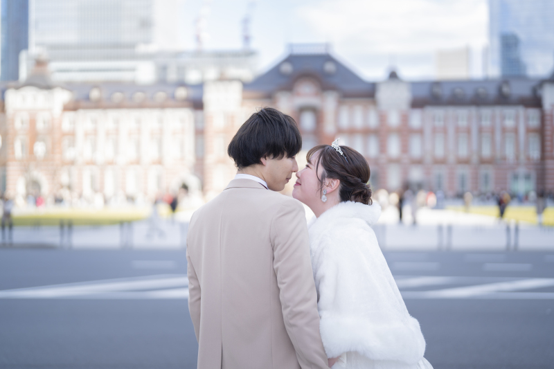 ケープで雰囲気を変えて