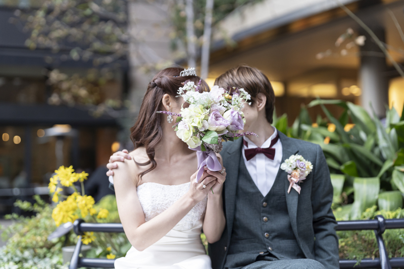 ブーケを使って…