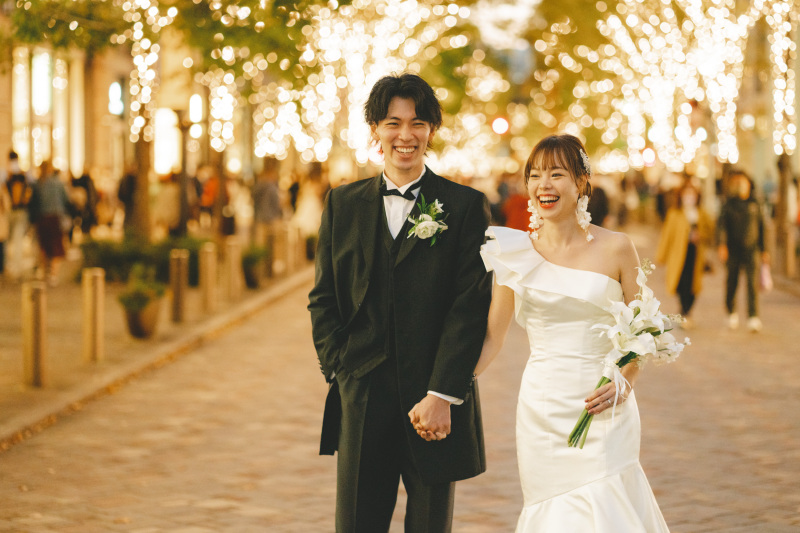 輝いているおふたり・・