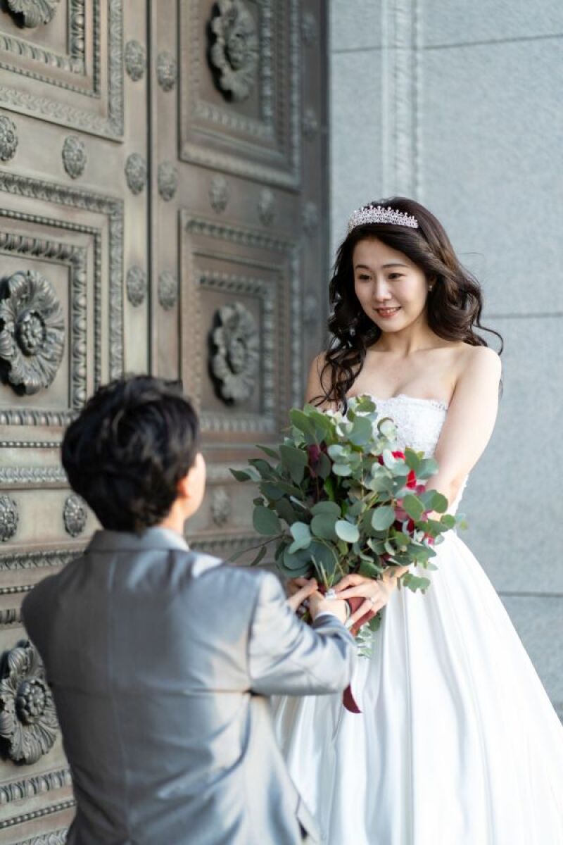 新郎から新婦へ