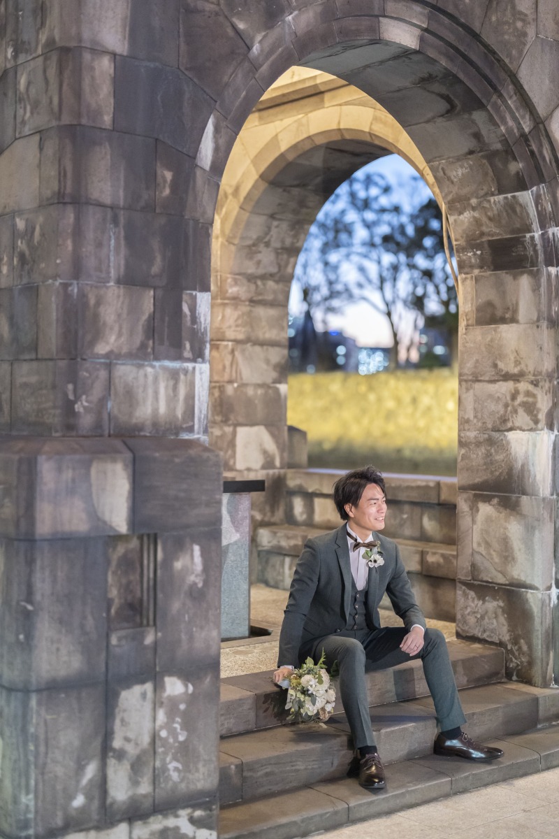 ご新郎様ソロショット