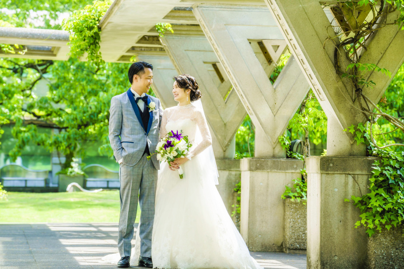 emorma photowedding_ガーデンで撮影できる