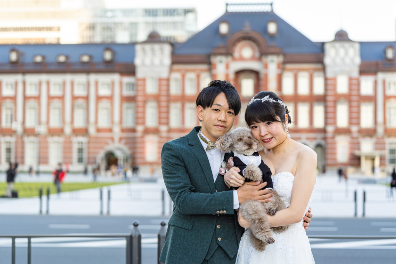 ペットと一緒に撮影できる Capryフォトウェディング東京 Photorait