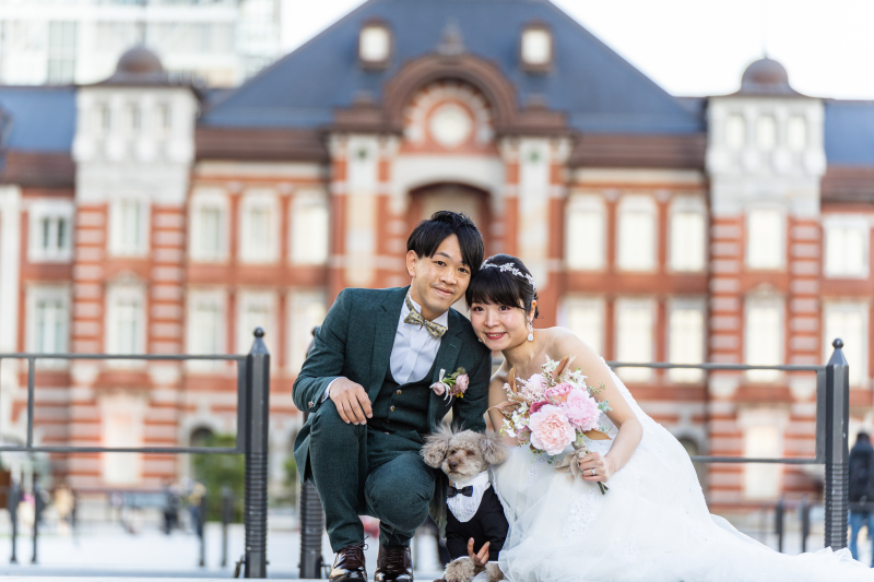 ペットと一緒に撮影できる Capryフォトウェディング東京 Photorait