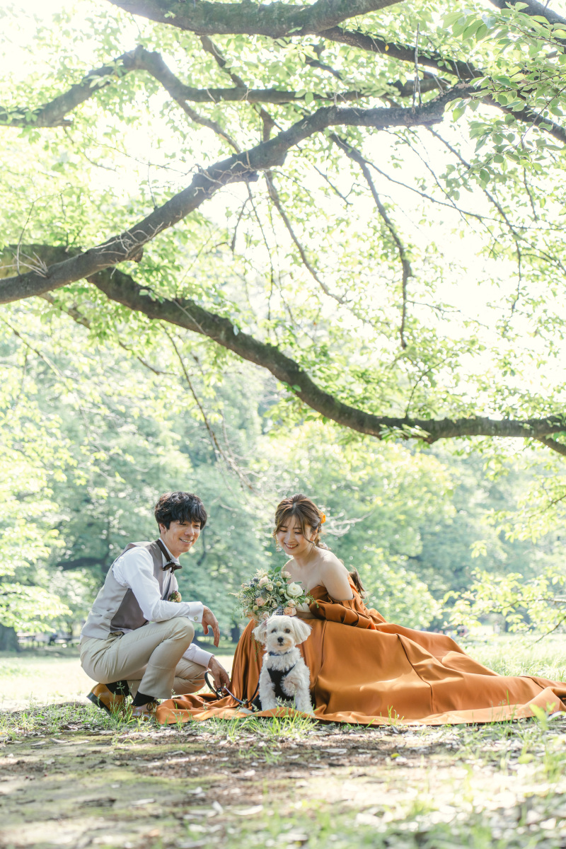 emorma photowedding_ペットと一緒に撮影できる