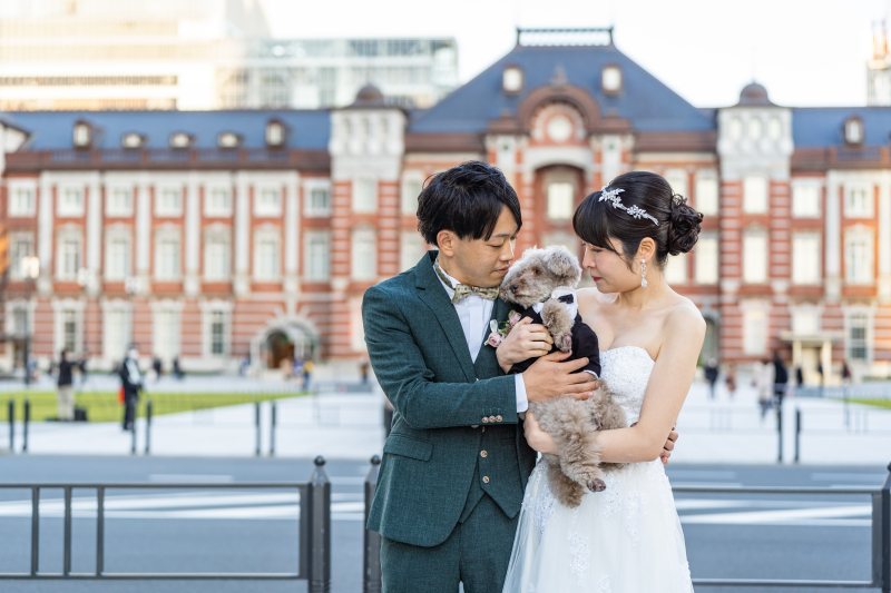 ペットと一緒に撮影できる Capryフォトウェディング東京 Photorait