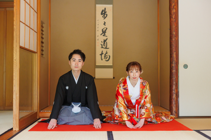 本格的な茶室で叶える、和の趣あふれる一枚