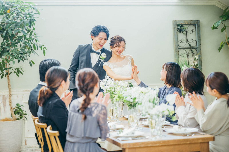 フォトの後は大切なご家族様との会食も可能