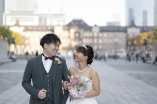 emorma photowedding_東京駅＆皇居周辺フォトツアー♪
