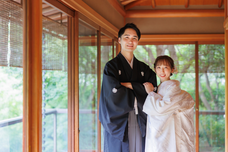 emorma photowedding_庭園で撮影できる