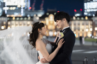 emorma photowedding_東京駅(デイ＆ナイト撮影)