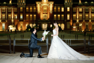 emorma photowedding_東京駅(デイ＆ナイト撮影)