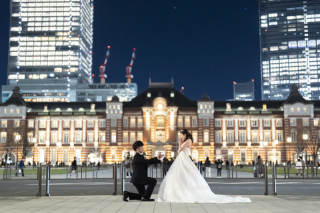 emorma photowedding_東京駅(デイ＆ナイト撮影)