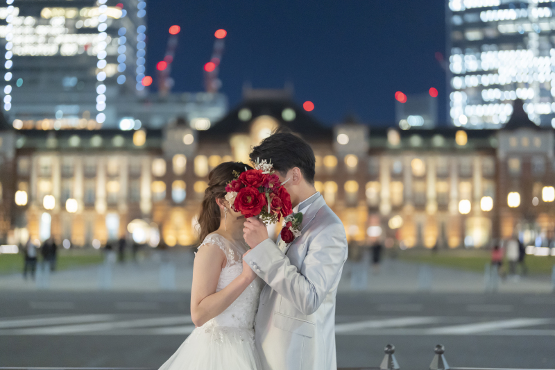 emorma photowedding_東京駅(デイ＆ナイト撮影)