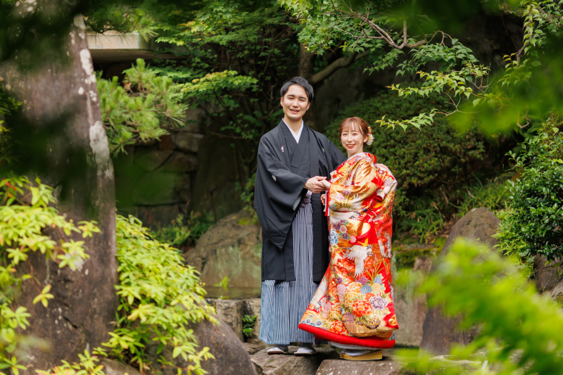 emorma photowedding_庭園で撮影できる