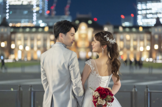 emorma photowedding_東京駅(デイ＆ナイト撮影)