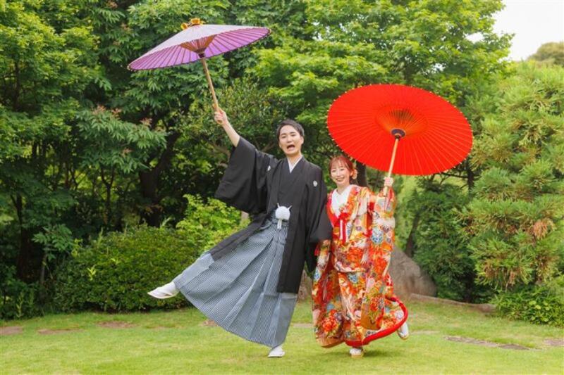 8月・9月撮影の方限定【和装×庭園】白打掛or色打掛が選べる☆庭園撮影30カットプラン！なんと！88,000円
