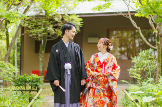 8月・9月限定★白無垢＆色打掛け【庭園＋茶屋撮影】衣裳・ヘアメイク・データ100ット納品付！181,500円➡148,500円