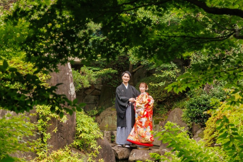 8月・9月撮影の方限定【和装×庭園】白打掛or色打掛が選べる☆庭園撮影30カットプラン！なんと！88,000円