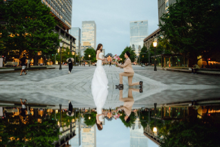 東京駅・丸の内・皇居周辺でのフォトウェディングツアー♬内容充実のコミコミプラン!
