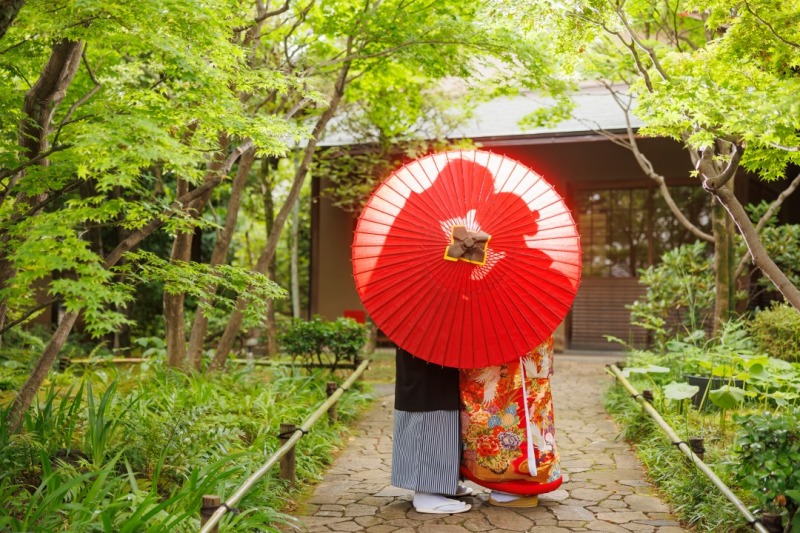 8月・9月撮影の方限定【和装×庭園】白打掛or色打掛が選べる☆庭園撮影30カットプラン！なんと！88,000円