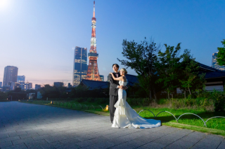 《東京タワー》全データ＆アルバム10P・レタッチ付｜衣裳追加料金なし☆ナイト撮影orスタジオ撮影プレゼント