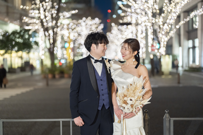 ☆★Specialプラン★☆組数限定《東京駅1ロケ|イルミネーション撮影&スタジオ撮影付》14日後納品|ナイト撮影プレゼント!