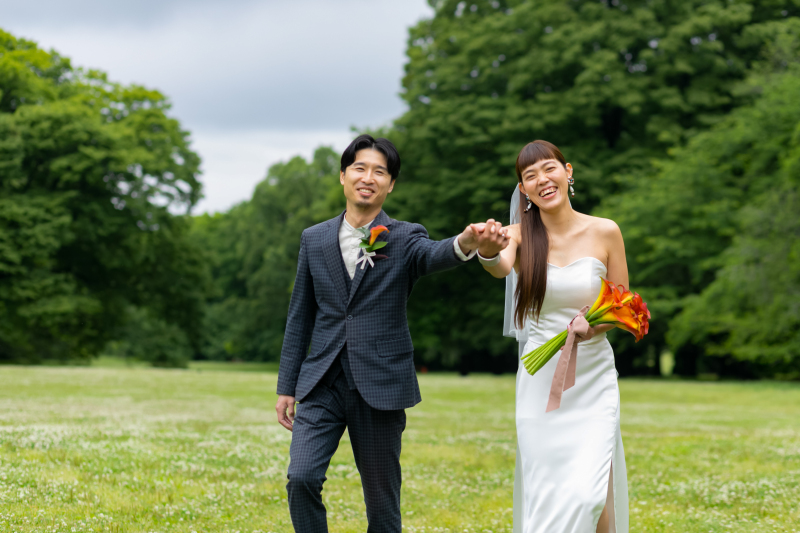 《公園ロケーション》全データ&アルバム10P・レタッチ付☆年内撮影でスタジオ撮影&ドレス2着目プレゼント☆土日料金なし